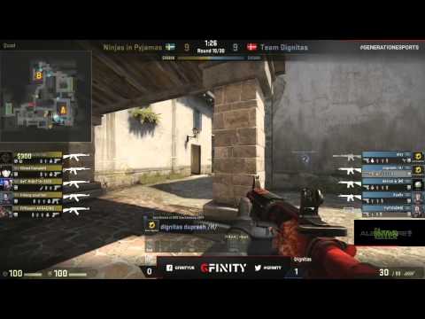 G3: Team Dignitas vs NIP [Map 2] - Quarter Final #2 (CS:GO)