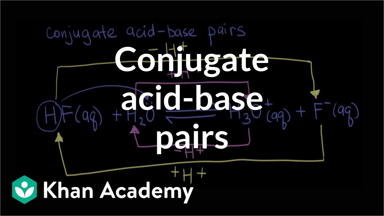 Conjugate acid–base pairs | Chemical reactions | AP Chemistry | Khan Academy