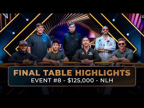 $125K NLH 7-Handed – Final Table Highlights | Triton Poker Series X WSOP Paradise 2025