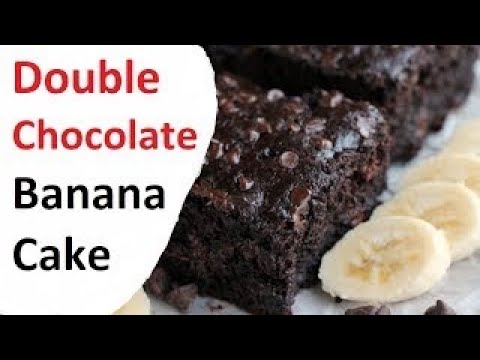 Double Chocolate Banana Cake Recipe By Risa ( 2 SP ) - Homemade Cake