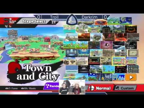 Sm4sh@Mines 40 - Darkrim (Greninja, Little Mac) Vs. Troll (Bowser) - Winners Round 2