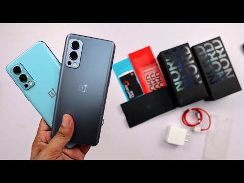 OnePlus  Nord 2 Unboxing in 2 colors Sierra Grey and Haze Blue | first sale unit!