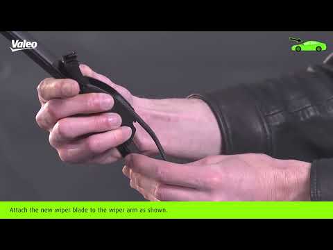 Valeo Wiper Blade All-in-One "How to Fit" guide for Front Hook arm type