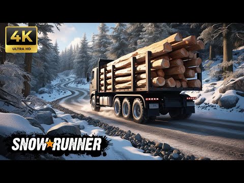 SnowRunner ❄️ | Alaska, USA. Part #74. White Valley. North Port.