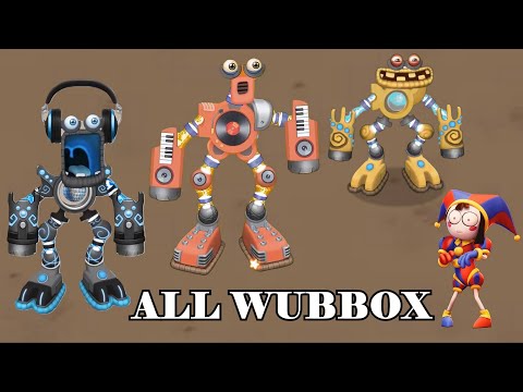 All Wubbox on Gold Island | My Singing Monsters