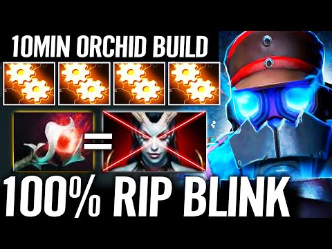 🔥 Clockwerk WTF 10min Orchid Build + Hookshot — Cancer Stun 100% Counter Blink Dota 2 Pro