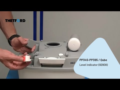 PP345-PP365 / Qube | Level indicator (92908) replacement | Porta Potti | THETFORD repair instruction