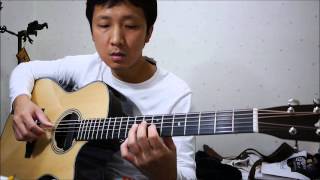 입문강좌 26번째 Wind Song - Kotaro Oshio    (Fingestyle lesson) 1번째