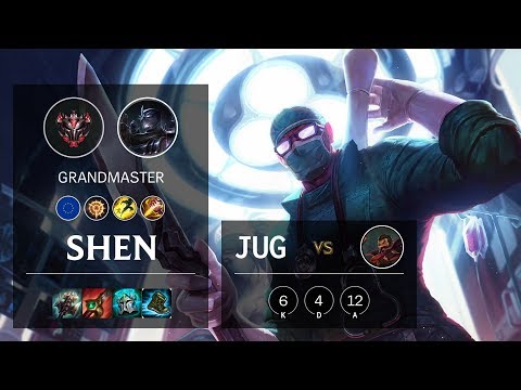 Shen Jungle vs Graves - EUNE Grandmaster Patch 10.9