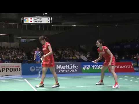 Yonex Japan Open 2016 | Badminton SF M1-WD | Mat/Tak vs Tan/Yon