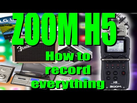 ZOOM H5   how to record anything