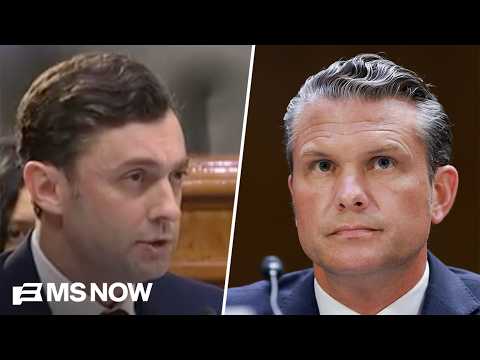 Ossoff GRILLS Hegseth on past statements about Iran’s military and surrender