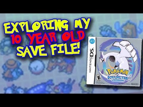 Exploring My 10 Year Old Pokemon Soul Silver Save File!