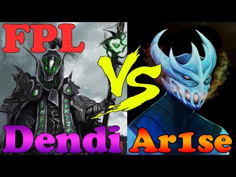Dota 2 - Dendi Rubick vs Ar1se Razor And Others Players 6000+MMR - FACEIT Pro League