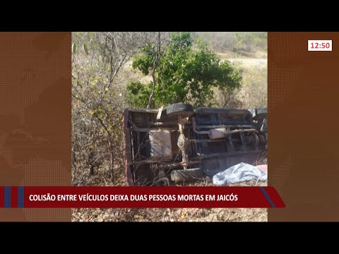 Colisão entre veículos deixa dois mortos em Jaicós 29 06 2021