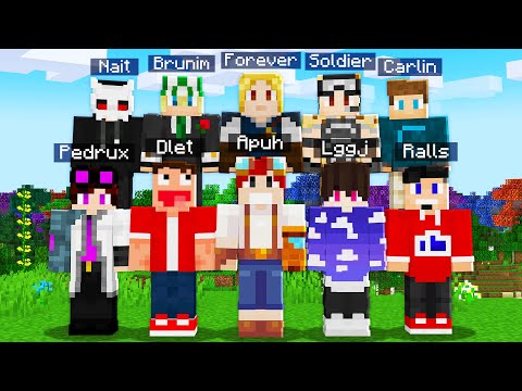 NOVA SÉRIE DE MINECRAFT COM YOUTUBERS!! - StonksCraft 2