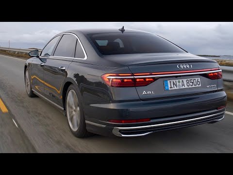 New AUDI A8 L 60 TFSI 2022 - DRIVING, exterior & interior (Manhattan Grey color)