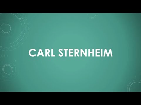 Carl Sternheim einfach und kurz erklärt