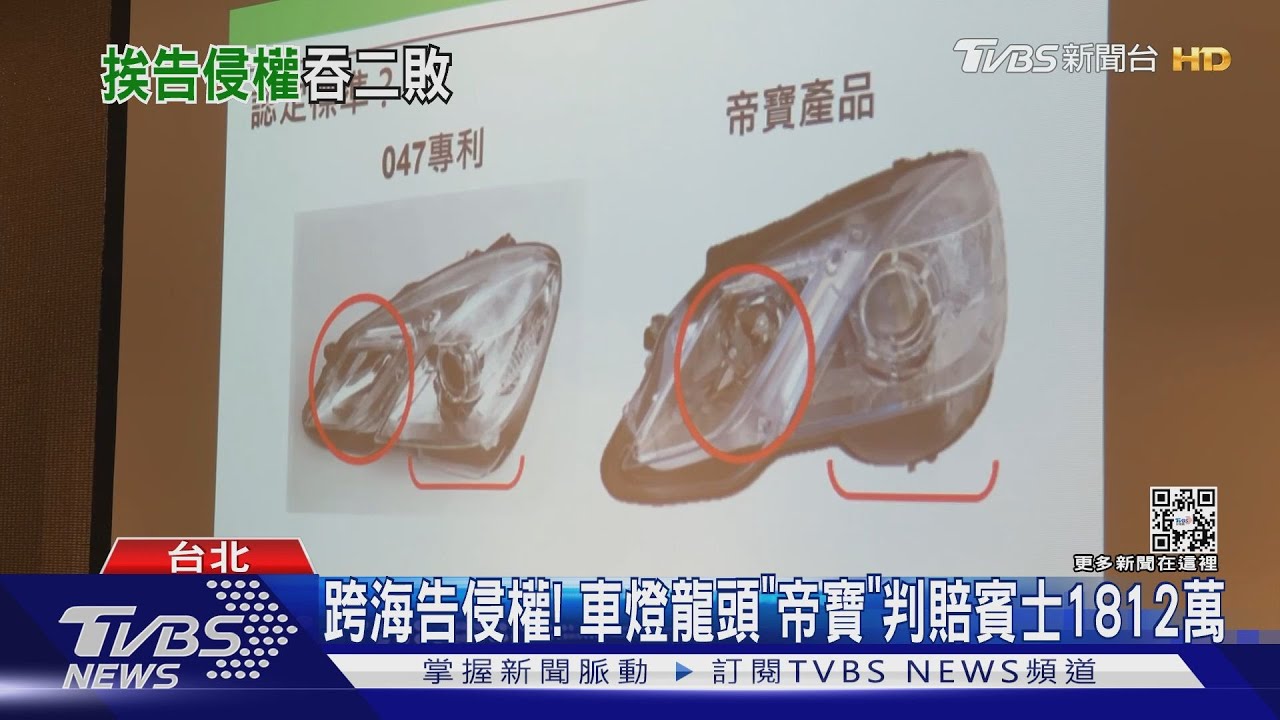 跨海告侵權！　車燈龍頭「帝寶」判賠賓士1812萬