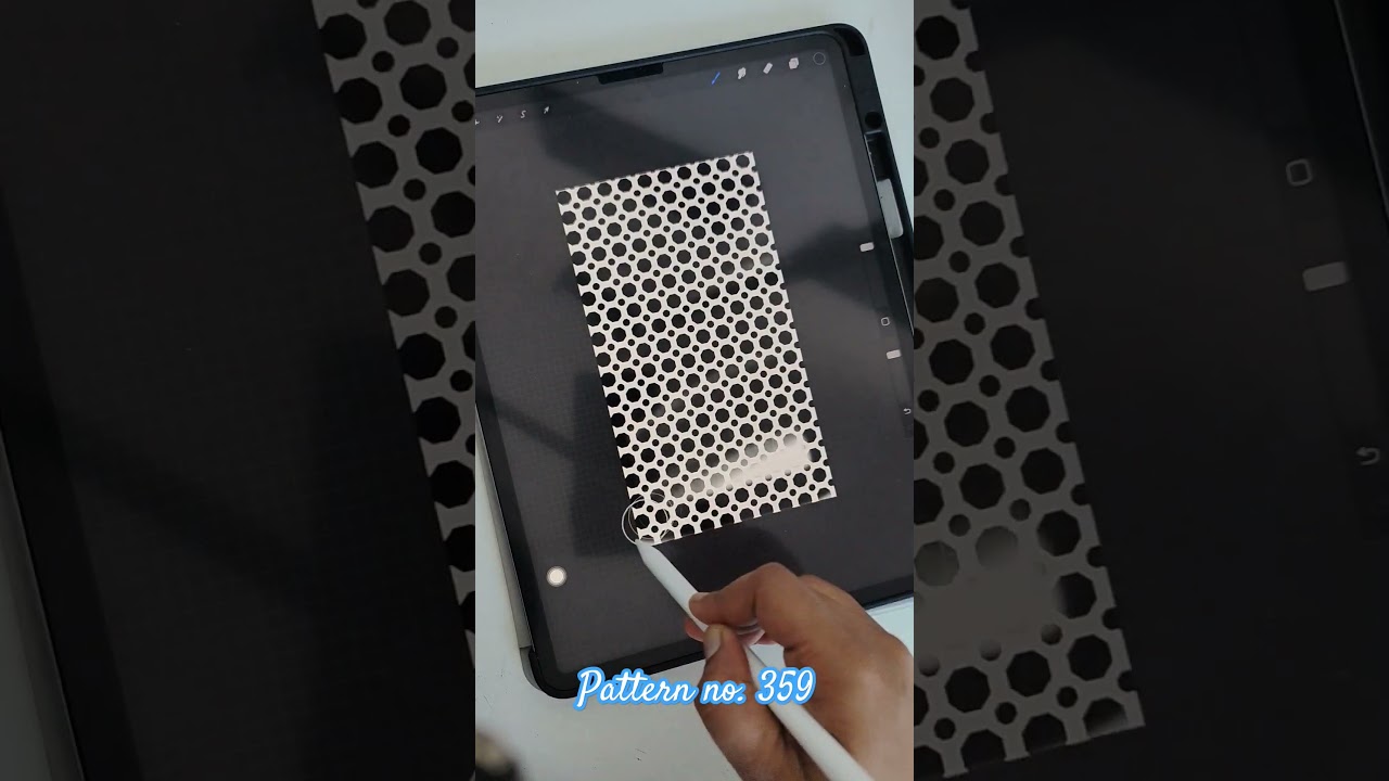 359-Geometric Pattern Procreate Brush #procreatebrushes #procreatedigitalart #procreate #satisfying