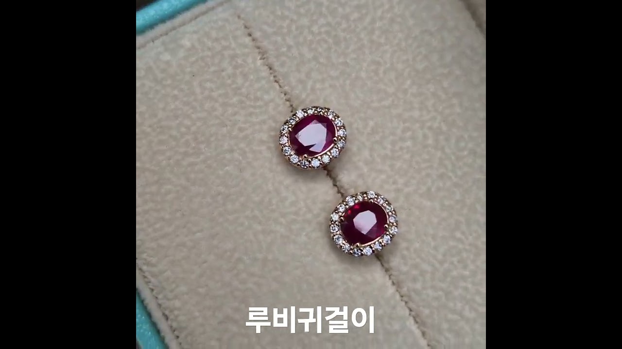 Natural ruby earrings Fine Jewelry with red and red high-quality rubies and diamond #ruby