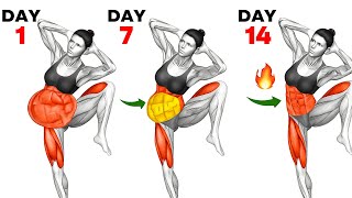 ➜ 20 Min Morning FLAT BELLY Workout | 1 Min STANDING Exercises to Burn Stubborn Belly Fat at Home