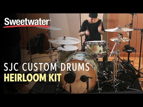 SJC Custom Drums Heirloom Kit Demo with Frank Zummo