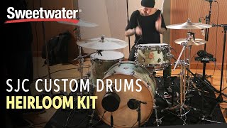 Video thumbnail for SJC Custom Drums Heirloom Kit Demo with Frank Zummo by Sweetwater