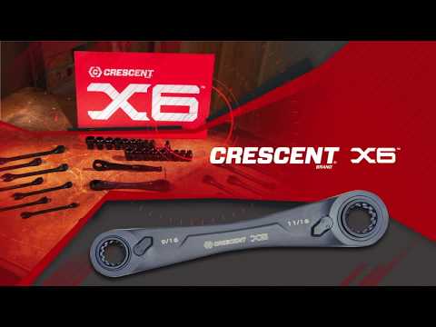 Crescent X6™ Ratcheting Wrenches and Socket Set