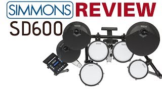 Video thumbnail for Simmons SD600 Drum Kit In Depth Review + demos of all kits All Mesh Pads by Greg Kocis