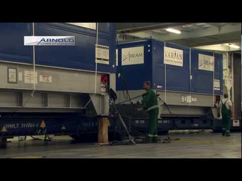 Arnold Schwerlast bringt 100 Tonnen auf den Weg in die USA