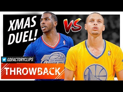 Throwback: Stephen Curry vs Chris Paul XMAS Duel Highlights (2013.12.25) Clippers vs Warriors - SICK