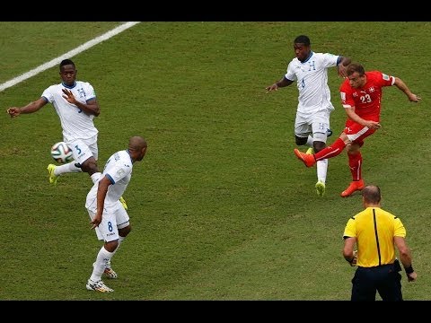 Xherdan Shaqiri Hat Trick Goal 25/06/14 HONDURAS VS SWITZERLAND WORLD CUP