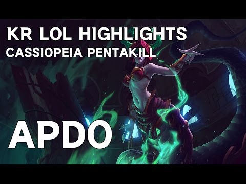 Liên Minh Huyền Thoại: Dopa cầm Cassiopeia hốt Pentakill bằng độc :v