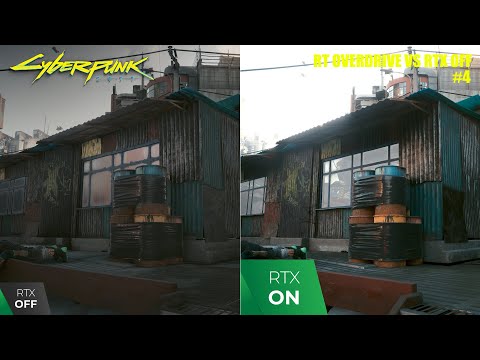 Cyberpunk 2077 - RT OVERDRIVE vs RTX OFF COMPARISON #3