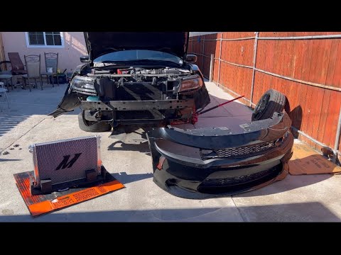 INSTALLING @mishimoto RADIATOR ON MY SCAT!