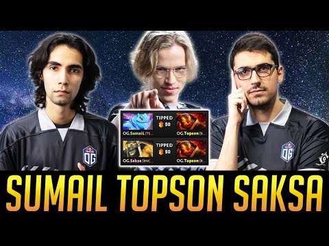 Topson vs. SumaiL & Saksa - OG having FUN in pubs DOTA 2