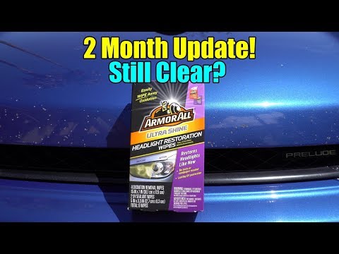 Armor All Headlight Restoration Wipes 2 Month Update! Are They Still Clear?