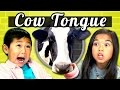 KIDS vs. FOOD #1 - COW TONGUE