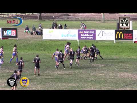 2015 NHRU Round 13 Premier 2 Highlights - Maitland v Hamilton Hawks