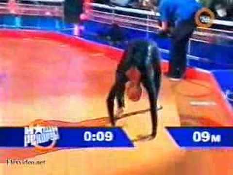 Irina Kazakova walks in Backbend