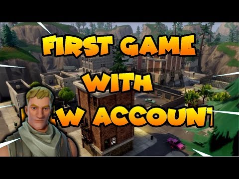My First Game On This Account + Xim Apex Settings - Fortnite