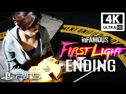 INFAMOUS FIRST LIGHT PS5 Final Boss and Ending 4K 60FPS Ultra HD