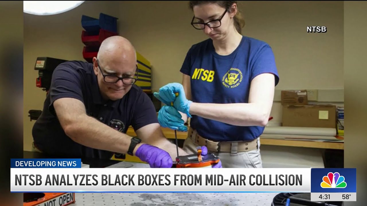 NTSB examines black boxes from midair collision in DC