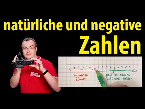Natural and negative numbers - simply explained |  Lehrerschmidt