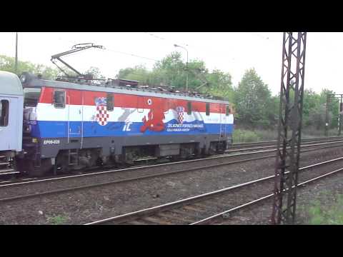 "Obserwacja Chorwackiej EP09-020,mijanka z Wawlem (opis)