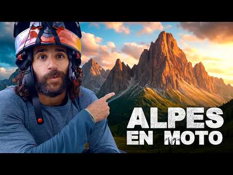 VIAJE a LOS ALPES en MOTO 🏔️ MEJORES RUTAS x ITALIA, FRANCIA, SUIZA, DOLOMITAS y PASOS DE MONTAÑA
