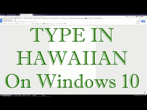 Tutorial: How to Type in Hawaiian on Windows 10 (ʻŌkina & Kahakō)