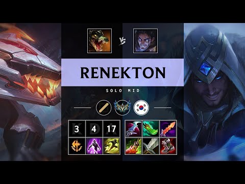 Renekton Mid vs Sylas - KR Challenger Patch 25.14