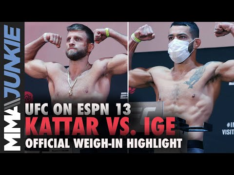 UFC on ESPN 13 weigh-in highlights: 2 miss weight; 1 fight off